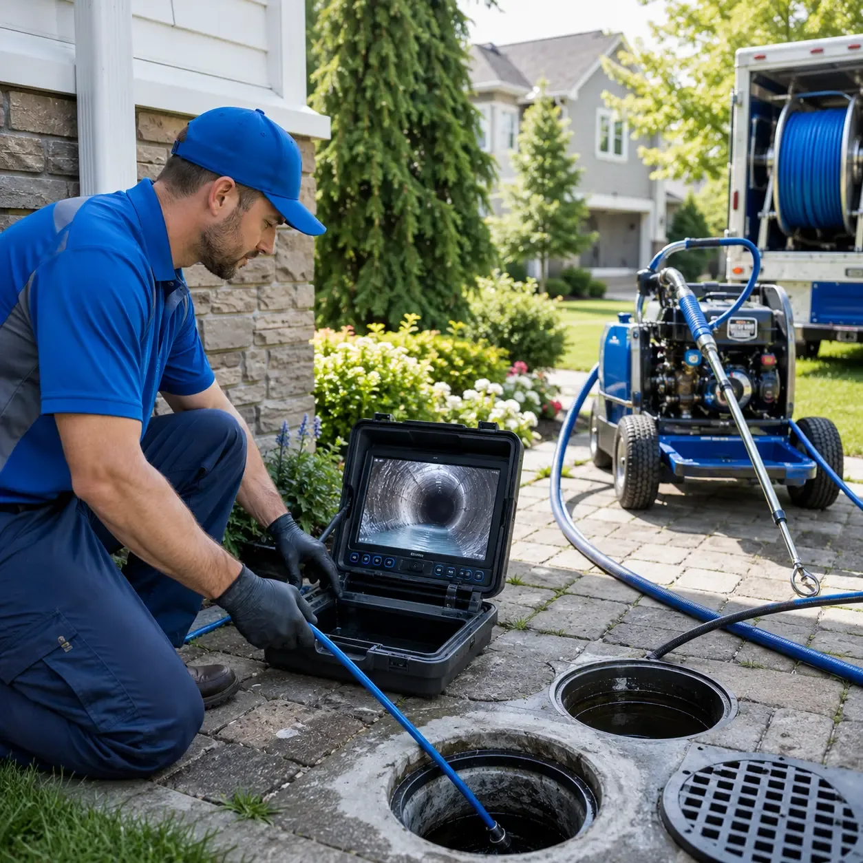 Outdoor drain cleaning professionals serving Sussex, VA
